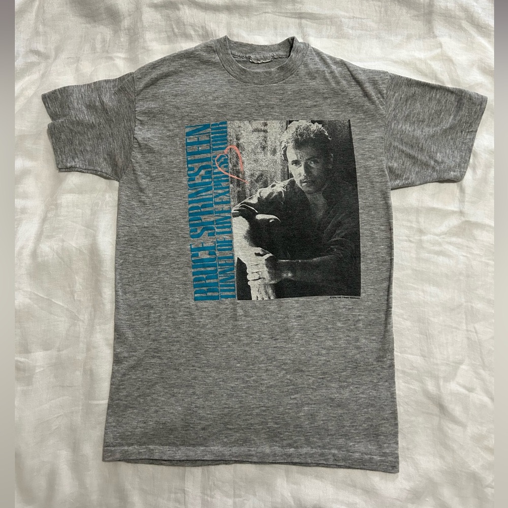 Vintage Original Bruce Springsteen Tunnel of Love Tour Concert T-shirt 1988